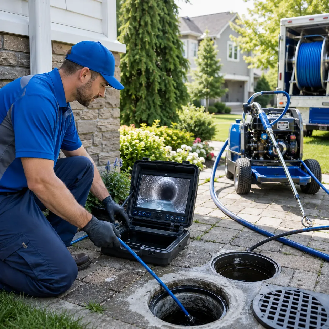 Outdoor drain cleaning professionals serving Calvin, OK